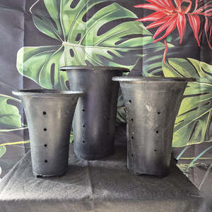 Accessories: Asian Cymbidium Style Plastic Pots