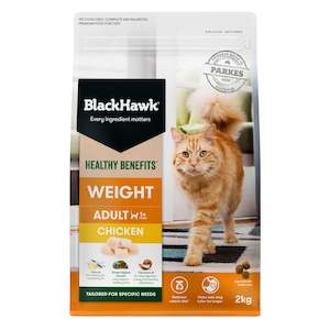 Black Hawk Healthy Benefits Cat Weight Chicken 2kg