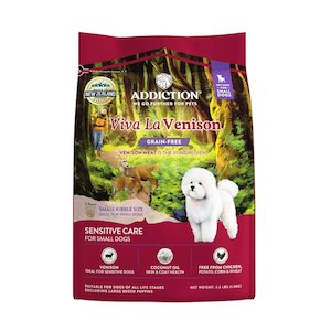 Premium Dry Food: Addiction Viva La Venison for Small Dogs - 1.5kg