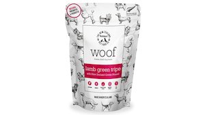 Woof Lamb Green Tripe & Mussel Treats 40g