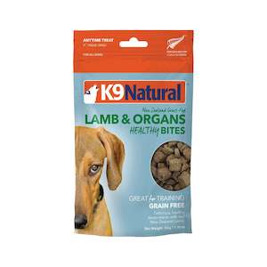 K9 Natural Grain-Free Freeze-Dried Dog Treats, Lamb Bites 50g