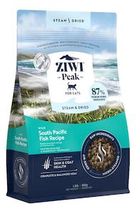 Ziwi Peak Steam & Dried Wild South Pacific Fish Recipe for Cats