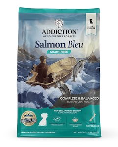 Allergy Food: Addiction Salmon Bleu Puppy, Complete & Balanced, Skin & Coat Dry Puppy Food