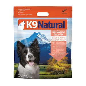 K9 Natural Grain-Free Frozen Dog Food - Lamb & King Salmon