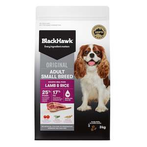 Black Hawk: Black Hawk Small Breed Lamb & Rice for Adult Dogs