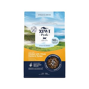 Cats: Steam & Dried Chicken with Whole Mackerel for cats