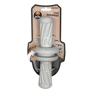 Toys: Blitz Rubber Lick Dumbbell for Dogs