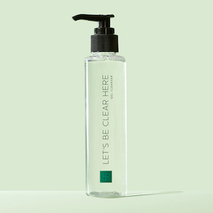 Products: Let’s Be Clear Here Power Wash Gel