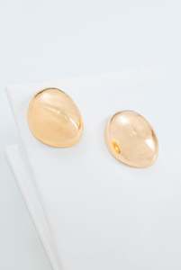 Blob Earrings | Gold