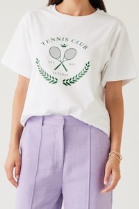 Sample Sale: Band Tee | White/Green
