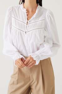 Chapter One Ss24: Lawn Top | Soft White