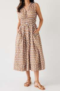 Chapter Two Ss24: Joshua Dress | Gold Print