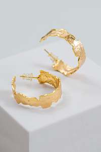 Long Weekend Edit: Hammered Gold Hoops