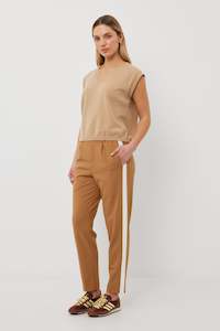 Bobbie Pants | Caramel/White