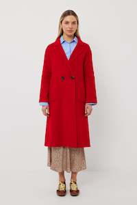 Mac Coat | Red Wool