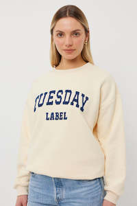 Sample Sale: Sporty Sweatshirt | French Vanilla