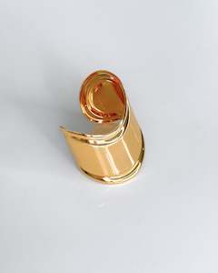 Wave Cuff | Gold