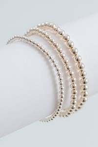 Bead Bracelet | Silver