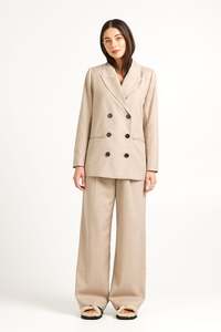 Boyfriend Pants | Sand