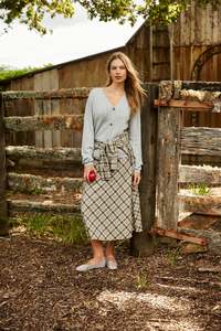 New Arrivals: Fluid Skirt | Soft Plaid