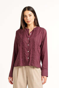 New Arrivals: Academy Top | Soft Merlot