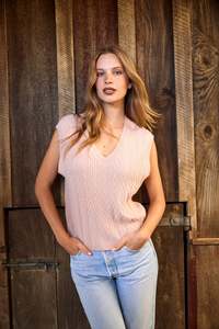 New Arrivals: Jasper Vest | Blush Cable