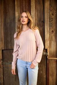 New Arrivals: Morgan Jumper| Blush Cable