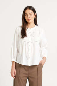Maeve Top | Swiss White
