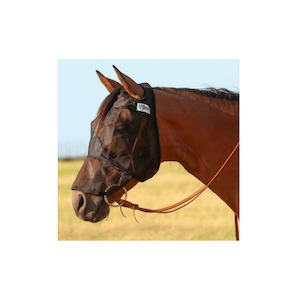 Products: Cashel Quiet-Ride Fly Mask - Long Nose - TuffRock NZ