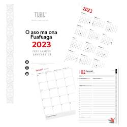 Weekly Planners: 2023 Samoan Fuafuaga - FREE Sample - January 23