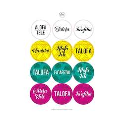 Stickers: Stickers: Samoan Greetings