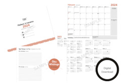All: Koha: 2024 Sample - Bilingual Monthly Planner- Landscape