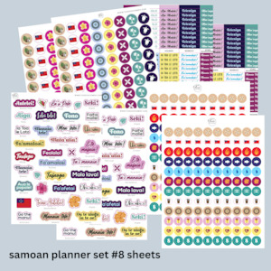 Stickers: Samoan Planner Set