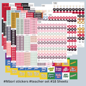 Stickers: Teacher Set (Māori)
