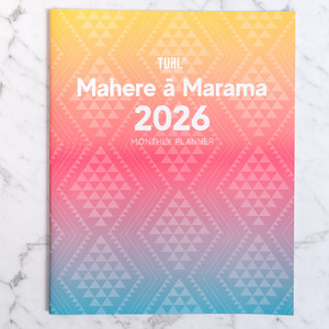 Office Supplies: 2026 Mahere ā Marama | Bilingual Monthly Planner