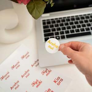 Stickers: Māori Greetings