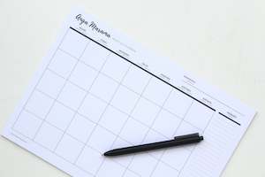 Monthly Planner Pad - Mahere Marama