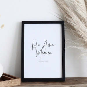 He Aroha Mauroa - Māori Print