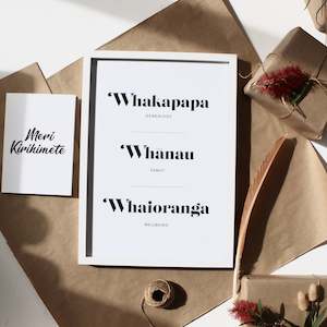 Maori Prints: Whakapapa - Māori Print