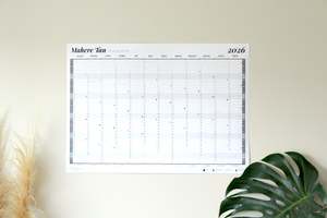 Frontpage: PRE-ORDER: Bilingual Māori Wall Planner - 2026