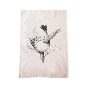 Sea Lion Tea Towel