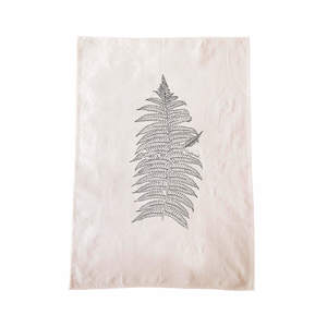 Silver Fern Ponga Collection: Silver fern/ponga Tea Towel