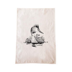 Puteketeke Collection: Pūteketeke Tea Towel