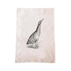 Matuku-hūrepo/bittern Tea Towel