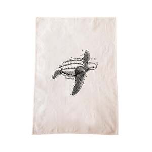 Honu/leatherback sea turtle Tea Towel