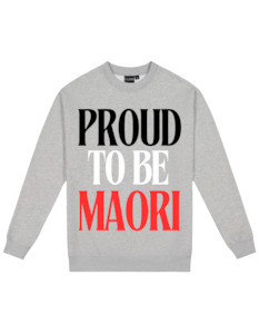PROUD TO BE MAORI CREW NECK