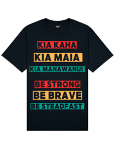 Adults: KIA KAHA KIA MAIA KIA MANAWANUI