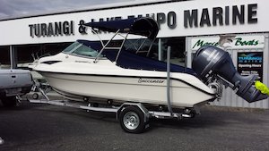 Products: Buccaneer Sportsman - Turangi Marine Boat Sales & Service Yamaha Lake Taupo