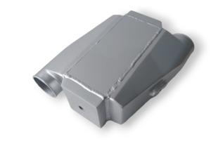 Intercoolers Piping: Universal Aluminium 305x305x115mm 3.0" Outlets Bar & Plate Water-To-Air intercooler