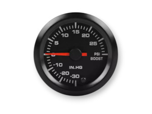 Performance: Boost Gauge 52mm Single Display - Electronic - Multi Color